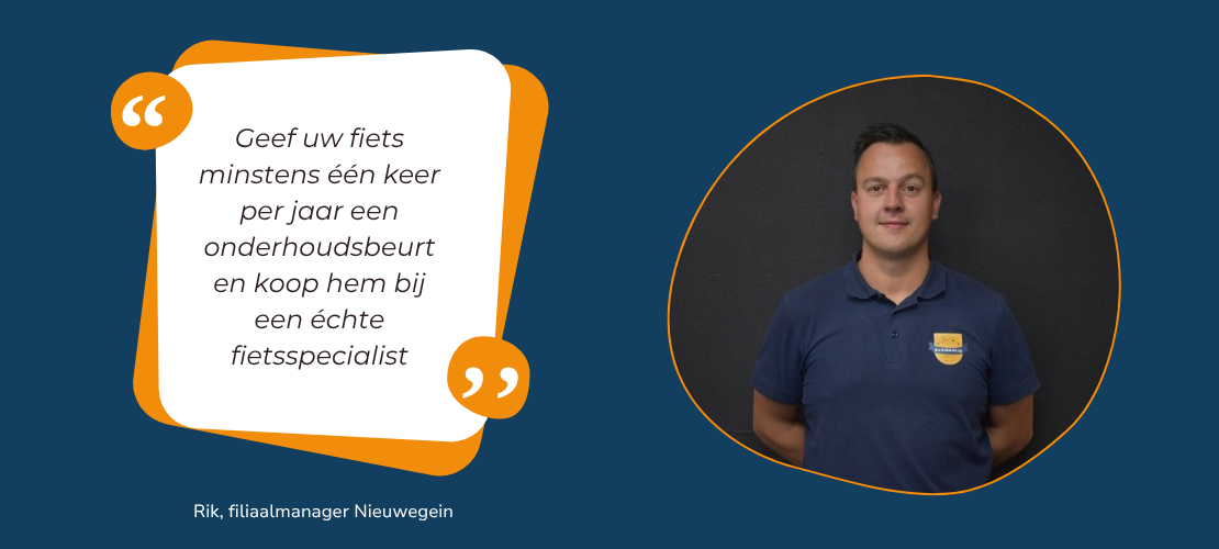 Quote van filiaalmanager Rik